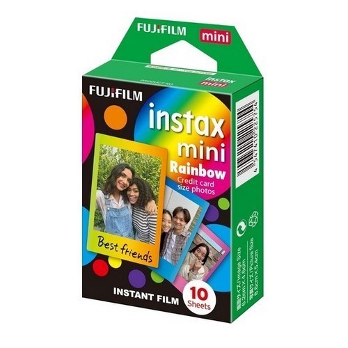 PAPEL FOTOGRAFICO FUJIFILM INSTAX MINI RAINBOW 10U